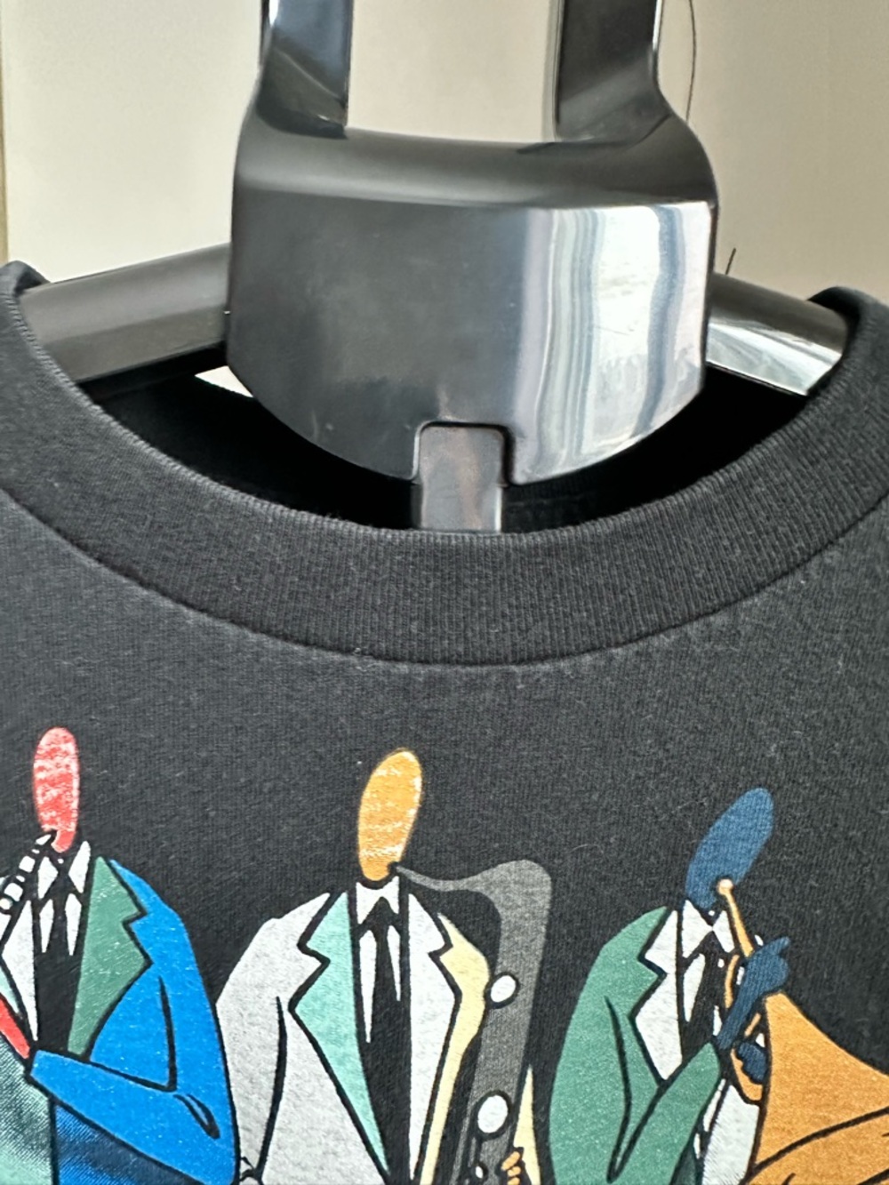Black Bourbon Street Jazz Graphic Tee - Picture 3 of 8